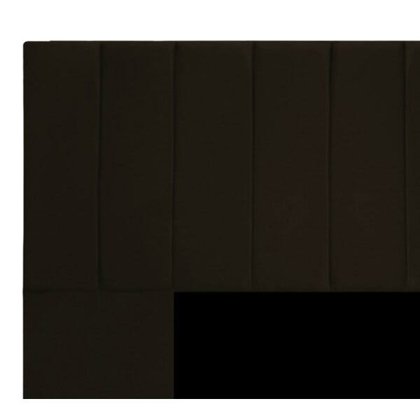 Cabeceira Solteiro 90cm Jade Veludo Marrom DC Milani Store - 5