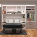 Ver imagem 2 de Guarda-roupa Modulado Casal 313cm 7 Portas 6 Gavetas Alpes Luciane