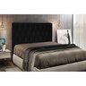 Cabeceira Casal 140cm Topazio Veludo Preto DC Milani Store - 2