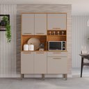 Ver imagem 1 de Armário de Cozinha New Siena 6 Portas 1 Gaveta MDF 140cm Sallêto