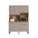 Ver imagem 3 de Armário de Cozinha New Siena 6 Portas 1 Gaveta MDF 140cm Sallêto