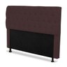 Cabeceira Queen Paris 160 CM Corano Marrom Casah - 1