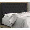 Cabeceira Queen Lady 160 Cm Corano Preto Casah - 1
