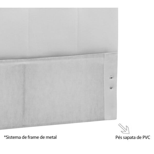 Cabeceira Casal 140cm Venus Corano Branco DMonegatto - 3
