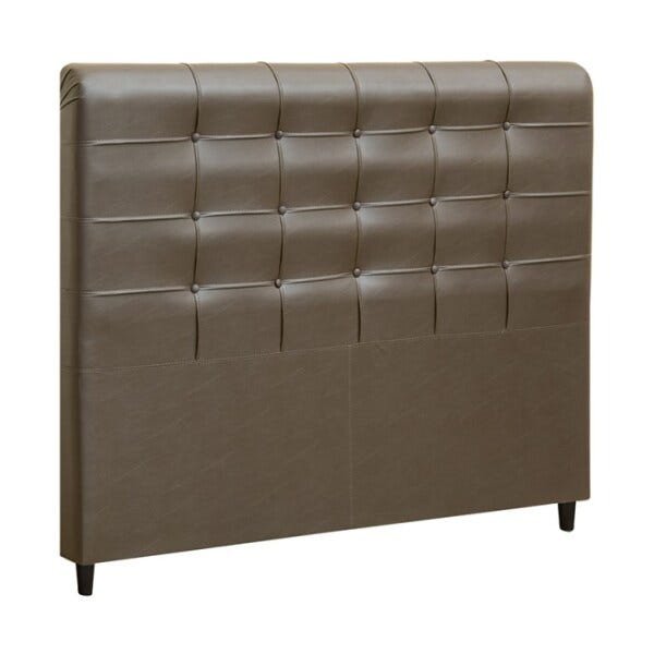 Cabeceira Queen Adamah 160cm Corano Marrom Com Pes Kamah Decor - 1