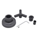 Ver imagem 3 de Kit 2 Acabamentos Registro Pressão Gaveta Preto Fosco Luxo