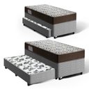 Ver imagem 1 de Cama Box com Colchão de Espuma D45 Ortobom ISO 150 + Auxiliar de Molas Unique Solteiro 88cm