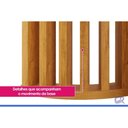 Ver imagem 5 de Mesa Jantar Luma c/Tampo MDF Curvo 170x90cm Freijo DJ Móveis