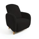 Ver imagem 1 de Poltrona Amamentação Madeira Jhessy Suede D03 - D'rossi