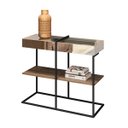 Ver imagem 1 de Aparador Espelhado Estilo Industrial Class Demoliçao Preto Milani Store