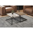 Ver imagem 6 de Mesa de Centro Espelhada Estilo Industrial Class Demoliçao Preto Milani Store