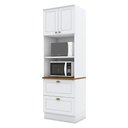 Ver imagem 4 de Torre Quente Henn Americana C351-156 2 Fornos 2 Gavetas Branco HP/Nature SE