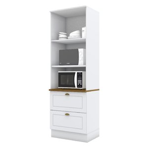 Torre Quente Henn Americana C351-156 2 Fornos 2 Gavetas Branco HP/Nature SE