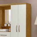 Ver imagem 6 de Guarda Roupa Casal 4 Portas 3 Gavetas Espelho 160cm Marrocos