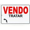 Placa de Sinalização Vendo 20x30 Look - 1