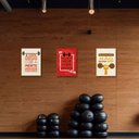 Ver imagem 2 de Kit 03 Placas Mdf Frases Academia Decoração Tam 28,7x22 Ac1