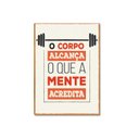 Ver imagem 4 de Kit 03 Placas Mdf Frases Academia Decoração Tam 28,7x22 Ac1