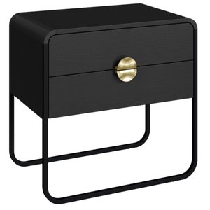 Mesa Cabeceira 600 2gav Luna Nero/pre