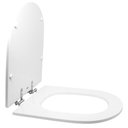 Ver imagem 2 de Assento Sanitário Poliéster para Louça Next (docol) Super Luxo Cromado (reb. Oculto) Branco