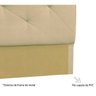 Cabeceira Casal 140cm Vic Suede Marfim DMonegatto - 3