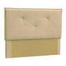 Cabeceira Casal 140cm Vic Suede Marfim DMonegatto - 1