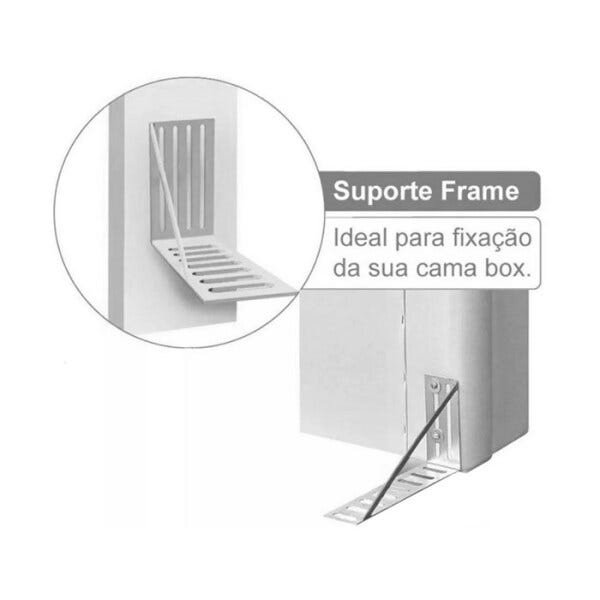 Cabeceira Casal 140cm Vic Suede Marfim DMonegatto - 6