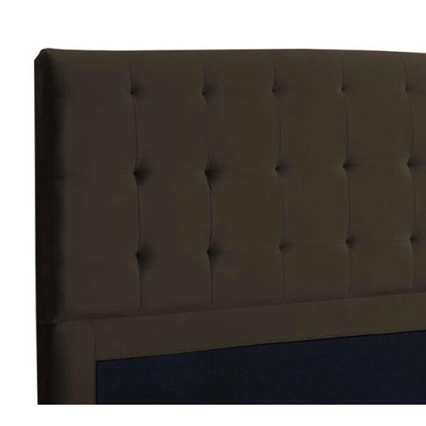 Cabeceira Solteiro Thaina 90 Cm Suede Marrom Casah - 2