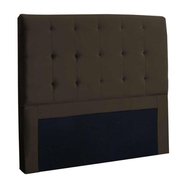 Cabeceira Solteiro Thaina 90 Cm Suede Marrom Casah - 1