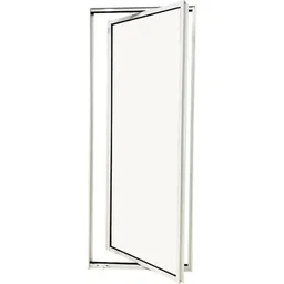 Vitro Capelinha Pivotante C/trinco Vidro Mini Boreal 1,20 X 0,60 Cor Branco Linha Econ - 1