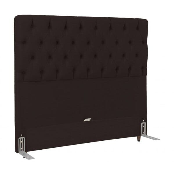Cabeceira Casal 140cm Paris Corano Marrom Sb Milani Store - 1