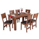 Ver imagem 2 de Conjunto Mesa Retangular Pérola com 6 Cadeiras - Bagum Preto Naturalle