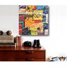 Conjunto com 2 Lindos Quadro Decorativo Originais Pintados a Mão Medindo 73x136 Cm - 5