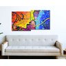 Conjunto com 2 Lindos Quadro Decorativo Originais Pintados a Mão Medindo 73x136 Cm - 1