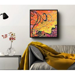 Conjunto com 2 Lindos Quadro Decorativo Originais Pintados a Mão Medindo 73x136 Cm - 3