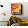 Conjunto com 2 Lindos Quadro Decorativo Originais Pintados a Mão Medindo 73x136 Cm - 3