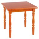 Ver imagem 1 de Mesa Quadrada Pes Torneados 80x80 Cm 105lb Marjori - Mel Brilho