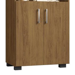 Estante Livreiro Office com 2 Portas Pequenas Freijó - PR Móveis - 3 Estante Livreiro Office com 2 Portas Pequenas Freijó - PR Móveis - 3