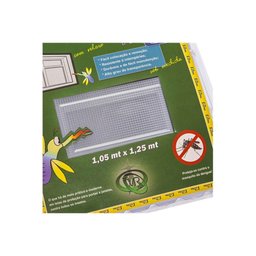 Tela Mosquiteiro Em Poliéster Protej Com Velcro 105x125cm Branca - 2
