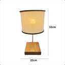 Ver imagem 3 de Luminária Lumen Cupula Mdf Laminado Acetato e Tecido 22cmx19cm Ofertamo