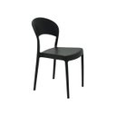 Ver imagem 1 de Cadeira Tramontina em Polipropileno Preto Eco Sissi