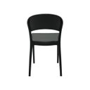 Ver imagem 7 de Cadeira Tramontina em Polipropileno Preto Eco Sissi