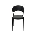 Ver imagem 2 de Cadeira Tramontina em Polipropileno Preto Eco Sissi