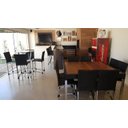 Ver imagem 4 de Conjunto de 8 Cadeiras e Mesa de Jantar Cannes em Alumínio para Cozinha, Edícula, Área - Tabaco