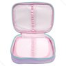 Kit Mochila Escolar de Rodinhas Infantil Lancheira + Estojo:roxo - 6