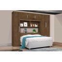 Ver imagem 1 de Roupeiro Modulado Com Cabeceira Báu CAN 2.34m Casal Com Amplo Espaço Interno e Nichos Externos Para