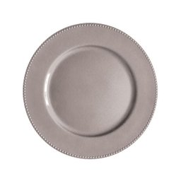 Kit Sousplat Bubbles Prata 33 cm 6 unidades Class Home - 1