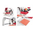 Ver imagem 3 de Prensa Térmica Pneumática 15x15cm 02 Bandejas Ssk-1515-md2 - Sun Special