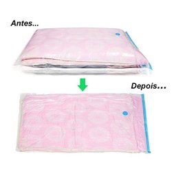 Saco Grande à Vacuo Edredom Roupa 70 x 100 cm Kit com 10 peças - 4