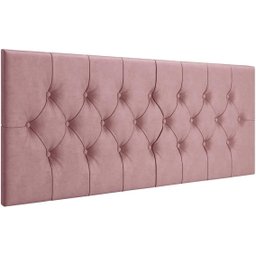 Cabeceira Estofada Painel Casal Dubai:1,40/rose - 1