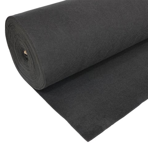 Carpete Autolour Preto sem Resina 2,00 X 15,00m (30m²)